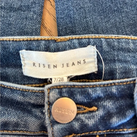 Risen Remember Me High Rise Straight Leg Jeans - Picture 6 of 9